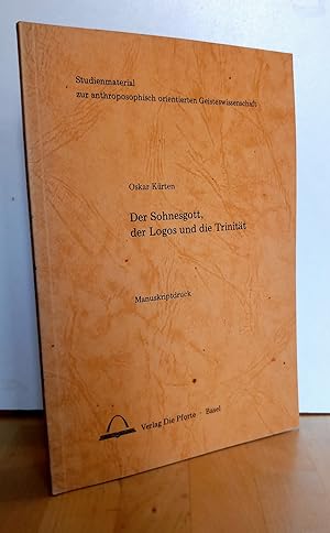 Imagen del vendedor de Der Sohnesgott, der Logos und die Trinitt. Manuskriptdruck. a la venta por Antiquariat frANTHROPOSOPHIE Ruth Jger