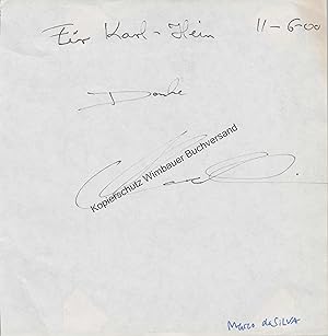 Seller image for Original Autogramm Marco Da Silva /// Autograph signiert signed signee for sale by Antiquariat im Kaiserviertel | Wimbauer Buchversand