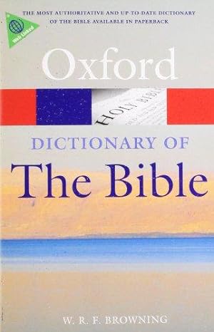 Bild des Verkufers fr A Dictionary of the Bible 2/e (Oxford Quick Reference) zum Verkauf von WeBuyBooks