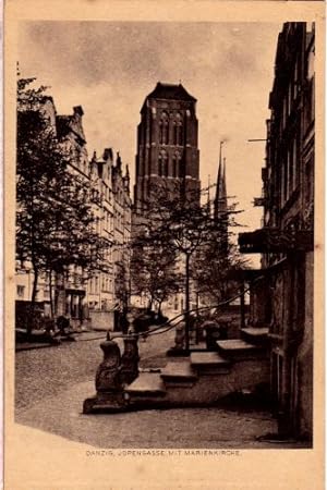 Bild des Verkufers fr Rathaus. Ansichtskarte in Photodruck. Abgestempelt Danzig 06.01.1940. zum Verkauf von Antiquariat Heinz Tessin
