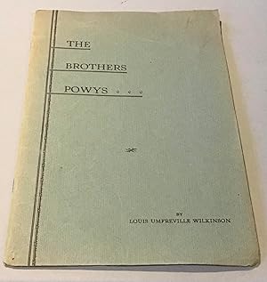 Seller image for The Brothers Powys for sale by Elder Books