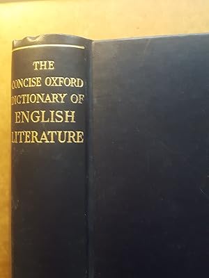 Seller image for The Concise Oxford Dictionary of English Literature. for sale by Homeless Books