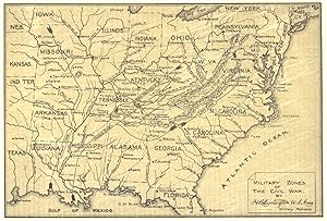 Military zones of the Civil war