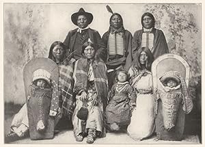 American Indians; A group of Ute Indians