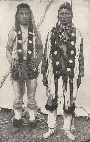 Stony Indians Wearing Rich Otter and Ermine Trophies