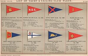 List of Yacht & Sailing Club Flags - Hoylake Sailing Club, est. 1888 - Humber Sailing Club, est. ...