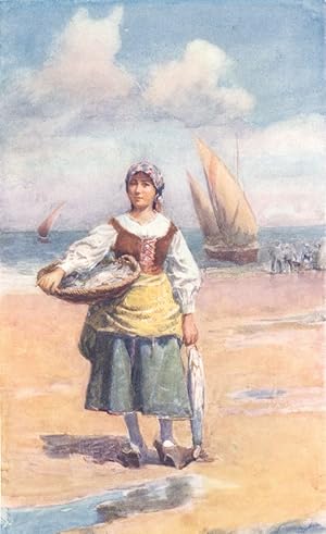 A fisher girl (Coast of Malaga)
