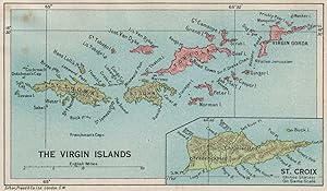 The Virgin Islands; Inset map of St. Croix