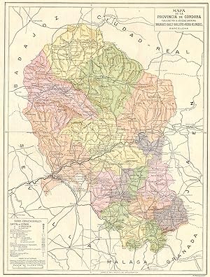 Mapa de la Provincia de Cordoba