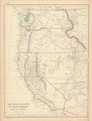 The United States of North America, Pacific States [including California, Oregon, Washington, Uta...