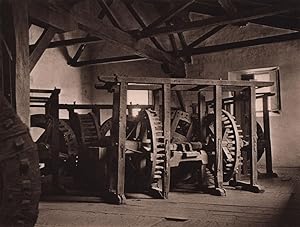 Wooden machinery used in colonial times for the minting of silver coin at Potosí. The heavy timbe...