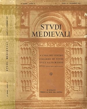 Seller image for Studi medievali. III serie, fasc.II, dicembre 1961 for sale by Biblioteca di Babele