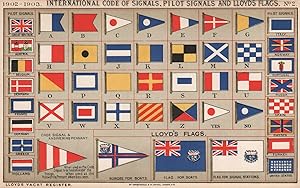 International code of Signals. Pilot Signals and Lloyd's Flags