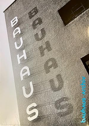 "BAUHAUS" lettering on bauhaus building - 59 x 83 cm POSTER