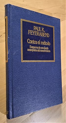 Imagen del vendedor de Contra el mtodo. Esquema de una teora anarquista del conocimiento a la venta por Llibres Bombeta