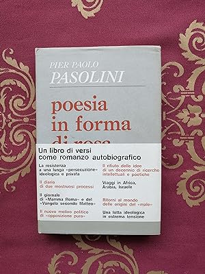 Immagine del venditore per Pasolini Pier Paolo Poesia in forma di Rosa Garzanti, prima ed. 1964 venduto da Libreria antiquaria Britannico