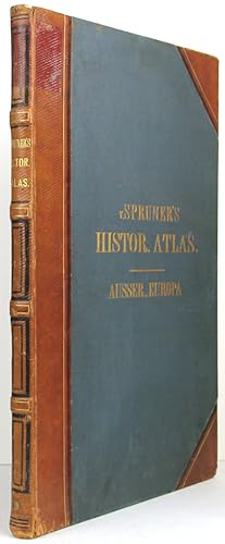 Bild des Verkufers fr Historisch-geographischer Hand-Atlas zur Geschichte Asiens, Africa's, America's und Australiens. Achtzehn colorirte Karten nebst erluternden Vorbemerkungen. 2. Auflage. zum Verkauf von Schsisches Auktionshaus & Antiquariat