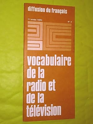 Bild des Verkufers fr Vocabulaire de la radio et de la tlvision zum Verkauf von Claudine Bouvier