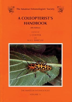 Bild des Verkufers fr A Coleopterist's Handbook zum Verkauf von PEMBERLEY NATURAL HISTORY BOOKS BA, ABA