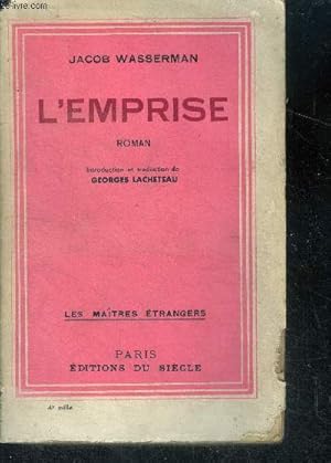 Image du vendeur pour L'emprise ( Laudin und die Seinen ) - roman - les maitres etrangers mis en vente par Le-Livre