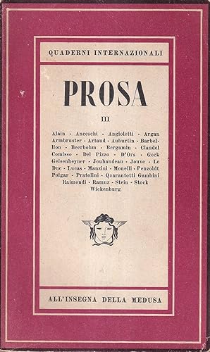Prosa. Quaderni internazionali - Quaderno III, 1946