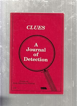 Immagine del venditore per Clues: A Journal of Detection--Focus on Pulp Detective Fiction 2:2 Fall-Winter 1981 venduto da Old Book Shop of Bordentown (ABAA, ILAB)