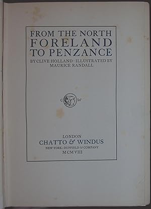 Seller image for From The North Foreland to Penzance for sale by Hanselled Books