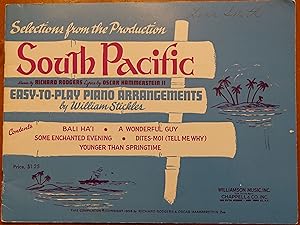 Seller image for Selections From the Production South Pacific - Easy-to-Play Piano Arrangements for sale by Faith In Print