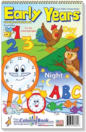 Image du vendeur pour Early Years Travel Tablet Coloring Book (5.5 x 8.5) mis en vente par ColoringBook.com | Really Big Coloring Books, Inc.