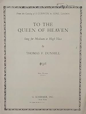 Seller image for To the Queen of Heaven for sale by Moneyblows Books & Music