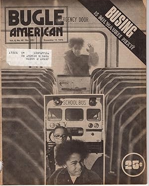 Seller image for Bugle American (Volume 6, Number 40. November 19, 1975) for sale by Recycled Books & Music