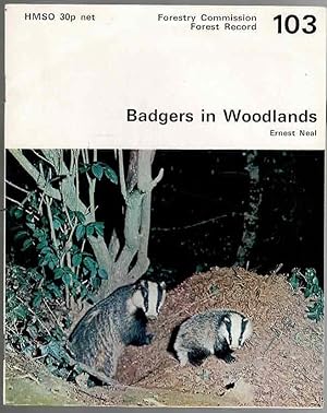 Seller image for Badgers in Woodlands (Forestry Commission Forest Record) for sale by Lazy Letters Books