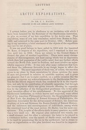 Image du vendeur pour Lecture on Arctic Explorations.By [the] Commander of the late American Arctic Expedition. An original article from the Report of the Smithsonian Institution, 1861. mis en vente par Cosmo Books