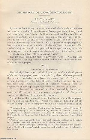 Image du vendeur pour History of Chronophotography. An original article from the Report of the Smithsonian Institution, 1901. mis en vente par Cosmo Books