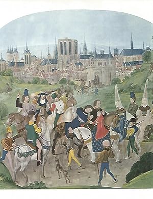 Image du vendeur pour LAMINA 9775: Luis II rey de Sicilia y Duque de Anjou llegando a Paris mis en vente par EL BOLETIN