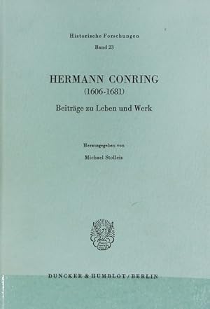 Hermann Conring : (1606 - 1681) ; Beiträge zu Leben und Werk ; [Symposion der Herzog-August-Bibli...