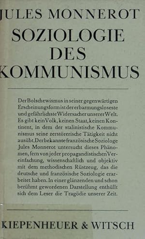 Immagine del venditore per Soziologie des Kommunismus. venduto da Antiquariat Bookfarm