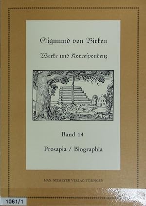 Bild des Verkufers fr Prosapia, Biographia. Neudrucke deutscher Literaturwerke ; N.F., 41. zum Verkauf von Antiquariat Bookfarm