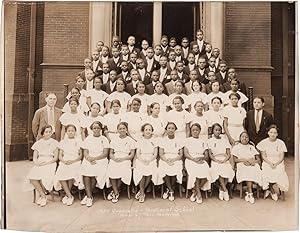 Original photograph of the 1934 graduating class of Carver Vocational-Technical High School, Balt...