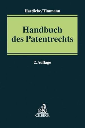 Bild des Verkufers fr Handbuch des Patentrechts zum Verkauf von AHA-BUCH