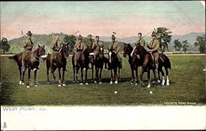Image du vendeur pour Ansichtskarte / Postkarte West Point New York, Polo, Mnner zu Pferden - Tuck 2322 mis en vente par akpool GmbH