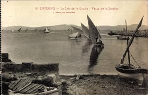 Immagine del venditore per Ansichtskarte / Postkarte Empurias Katalonien, La Cala de la Escala, Pesca de la Sardina venduto da akpool GmbH