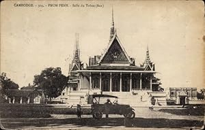 Bild des Verkufers fr Ansichtskarte / Postkarte Pnom Penh Kambodscha, Salle du Trone zum Verkauf von akpool GmbH