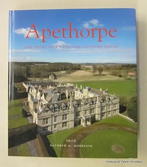 Bild des Verkufers fr Apethorpe. The Story of an English Country House. Published for the Paul Mellon Centre for Studies in British Art. New Haven, Yale University Press, 2015. 4to. Durchgngig mit meist farbigen fotografischen Abbildungen u. Illustrationen. XIII, 484 S. Or.-Pp. mit Schutzumschlag. (ISBN 9780300148701). zum Verkauf von Jrgen Patzer