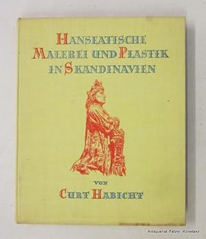 Imagen del vendedor de Hanseatische Malerei und Plastik in Skandinavien. Berlin, Grote, 1926. Gr.-8vo. Mit 81 Abbildungen im Text u. auf 41 Tafeln. 4 Bl., 66 S., 1 Bl. Illustrierter Or.-Lwd.; in den Rndern etwas braunfleckig. (Grote'sche Sammlung von Monographien zur Kunstgeschichte, VI/6). a la venta por Jrgen Patzer