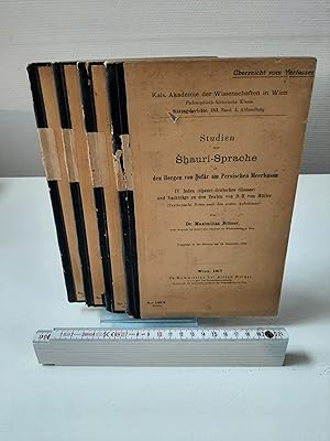 Imagen del vendedor de Studien zur Shauri-Sprache in den Bergen von Dofar am Persischen Meerbusen, 4 volumes. a la venta por Piccadilly Books & Pigalle livres