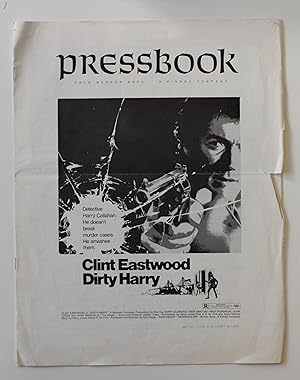 Dirty Harry Original Movie Pressbook 1971 Clint Eastwood