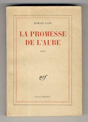 Image du vendeur pour La promesse de l'aube. mis en vente par Libreria Oreste Gozzini snc