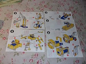 5 Catalogues Mécano : Boîtes 2 - 3 - 4 - 5 - 6