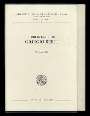 Studi in onore di Giorgio Berti.